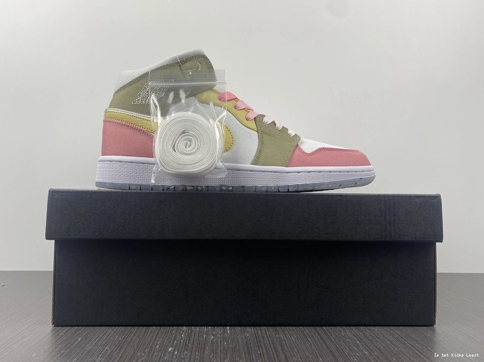 SE Green  (GS) Pastel Grind DJ0338-100 Jordan 1 Vivid Mid 0425
